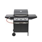 GRG01 Home GRG01 gázgrill, 3 főégővel, 1 oldalégővel, 3,2 kW teljesítmény égőnként, nyomásszabályoz