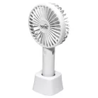 HF_9_WH Home HF 9/WH kézi, tölthető ventilátor, 4 W, 10 cm-es lapátátmérő, 3 fokozat, 1200 mAh Li-i