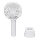 HOME HF 9/WH kézi, tölthető ventilátor, 4 W, 10 cm-es lapátátmérő, 3 fokozat, 1200 mAh Li-ion akkumulátor, asztali tartó, fehér