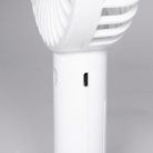 HOME HF 9/WH kézi, tölthető ventilátor, 4 W, 10 cm-es lapátátmérő, 3 fokozat, 1200 mAh Li-ion akkumulátor, asztali tartó, fehér