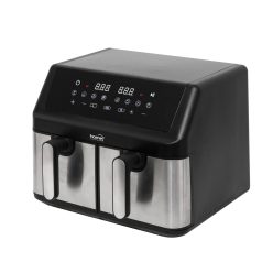 HGAF29 HOME HGAF29 duplakosaras forrólevegős sütő, 2 x 4,5L, 2000 W, digitális vezérlés, 8 féle üze