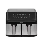 HGAF29 HOME HGAF29 duplakosaras forrólevegős sütő, 2 x 4,5L, 2000 W, digitális vezérlés, 8 féle üze