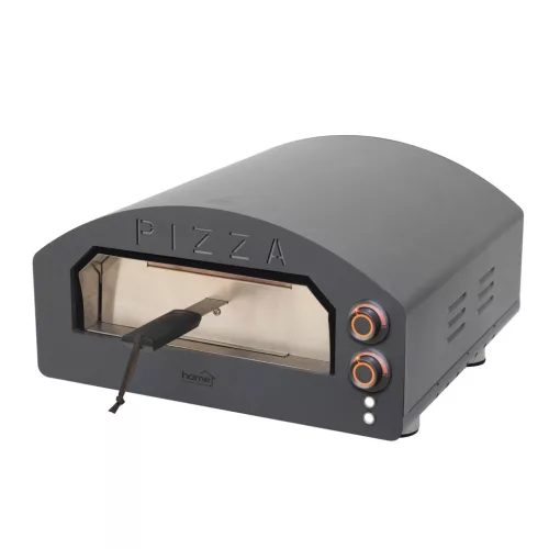 HGPZ02 HOME HGPZ02 elektromos pizzakemence, 2000W, max. 380 °C, IPX4 védelem, 33x33 cm sütési felül