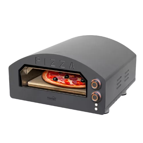 HGPZ02 HOME HGPZ02 elektromos pizzakemence, 2000W, max. 380 °C, IPX4 védelem, 33x33 cm sütési felül