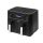 HOME HG AF 24 air fryer, forrólevegős fritőz, 2 X 3,8 literes, 6-féle üzemmód, 2460 W, MEAL funkció, DUAL funkció, fekete