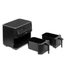 HG_AF_24 Home HG AF 24 air fryer, forrólevegős fritőz, 2 X 3,8 literes, 6-féle üzemmód, 2460 W, MEA