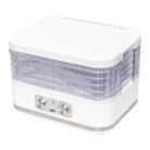 HOME HG ASZ 5 aszaló, 35-70°C között állítható hőmérséklet, 5 tálca, töltőtömeg 3,5 kg, 250 W, fehér