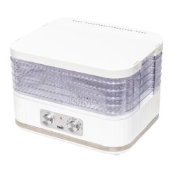   HOME HG ASZ 5 aszaló, 35-70°C között állítható hőmérséklet, 5 tálca, töltőtömeg 3,5 kg, 250 W, fehér