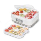 HOME HG ASZ 5 aszaló, 35-70°C között állítható hőmérséklet, 5 tálca, töltőtömeg 3,5 kg, 250 W, fehér