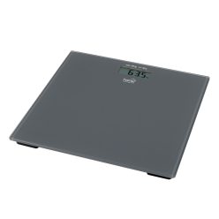   HOME HG FM 12 fürdőszobai mérleg, méréshatár 180 kg, mérési pontosság 100 g, LCD kijelző