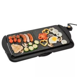 HG_GR_03 Home HG GR 03 asztali grill, teljesítmény 2000 W, tapadásmentes felület, zsírgyűjtő fiók