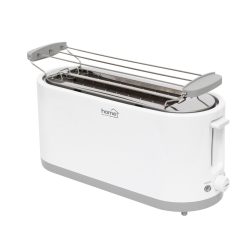 HG_KP_42 Home HG KP 42 4 szeletes kenyérpirító, 1400 W, cooltouch, 7 fokozat, zsemlemelegítő, fehér