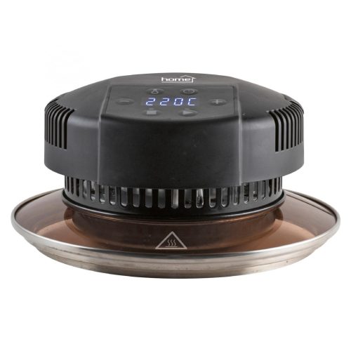 HOME HG LS 1000 forró levegős sütőfedél, teljesítmény 1000 W, 45 °C – 220 °C-ig állítható hőmérséklet, max. ∅24 cm edényméret