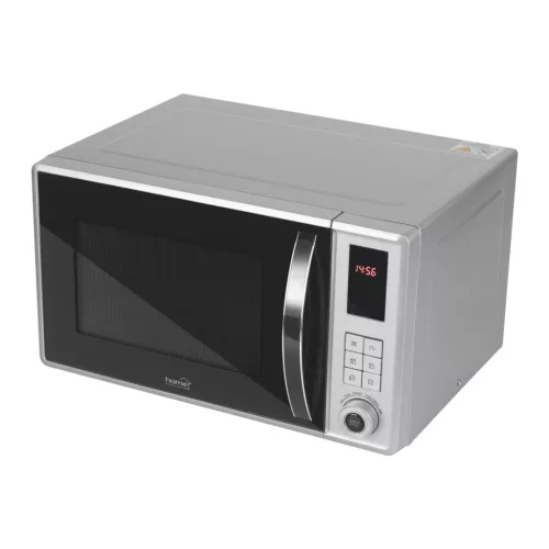 HG_MH_23_GR Home HG MH 23 GR mikrohullámú sütő grill funkcióval, digitális, 800 W, 23 literes, gyer