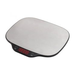   HOME HG M 15 konyhai mérleg, méréshatár 15 kg, mérési pontosság: 1 g, tára funkció, világító piros LED kijelzővel, automatikus kikapcsolás,