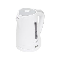   HOME HG VF 05 vízforraló, teljesítmény 2000 W, 1,2 literes víztartály, 360°-ban forgatható állvány, rejtett fűtőszál, fehér
