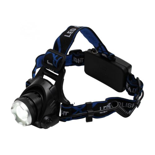 HLM_5R Home HLM 5R LED tölthető fejlámpa, fém, 1000 lm, 3 funkció, fókuszálható, 1200 mAh, ~9 óra ü