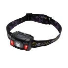 HOME HLP 7RP LED tölthető fejlámpa, 100 lm, PIR mozgásérzékelő, 5 funkció, 1200 mAh, ~4 óra üzemidő