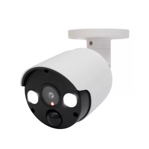 HSK_140 Home HSK 140 kültéri álkamera lámpával, élethű megjelenés, piros fény, dupla LED lámpa mozg