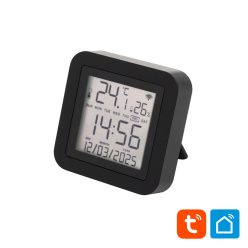 HSTHR Home HSTHR távirányító, hő- és páratartalom mérő, óra, LCD kijelző, Smart Life, Tuya Smart, o