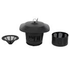 HOME IKF 50 ventilátoros beltéri rovarcsapda, 50 m2 hatókörzet, UV-A fény, rovargyűjtő kosár, 1 x 7 W fényforrás