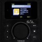 INR_5000_BK SAL INR 5000/BK internetrádió, 5 in 1, 2x5 W, Bass reflex, világrádió, FM RDS, BT, AUX,