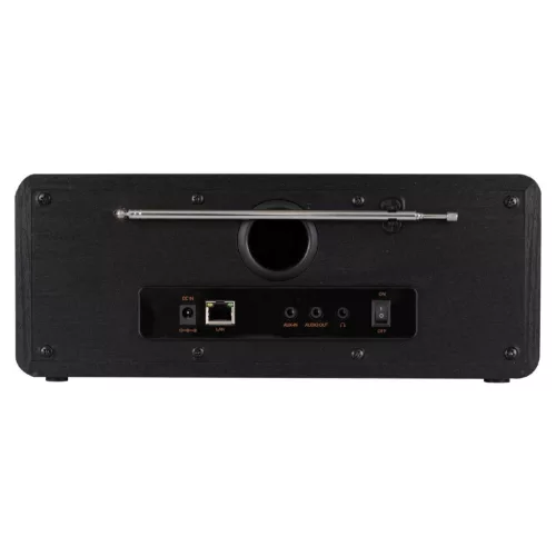 INR_5000_BK SAL INR 5000/BK internetrádió, 5 in 1, 2x5 W, Bass reflex, világrádió, FM RDS, BT, AUX,