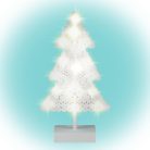 HOME KAD 19 PINE karácsonyfa asztaldísz, 20 db LED, ABS műanyag, 21 x 39 cm