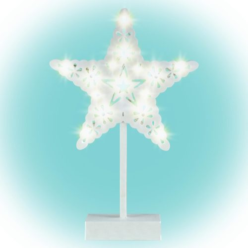 HOME KAD 20 STAR csillag asztaldísz, 20 db LED, ABS műanyag, 25 x 39 cm