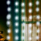 KAF_48L Home KAF 48L LED-es csillag fényfüggöny, 1,5x1 m / 48 db hidegfehér LED csillag figurákban,
