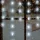 KAF_50L Home KAF 50L LED-es csillag fényfüggöny, 1,35 m / 50 db hidegfehér LED csillag figurákban, 