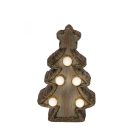 KDC_15_T Home KDC 15/T LED-es kerámia fenyőfa asztali dísz, 5 db LED