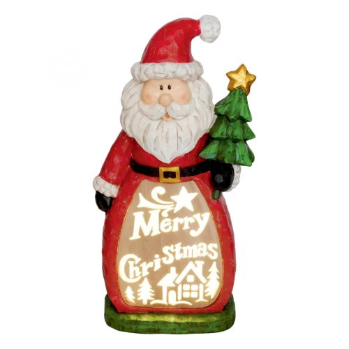 HOME KDC 48 LED-es kerámia Mikulás figura, LED világítás