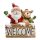 HOME KDC 49 LED-es kerámia Welcome figura, beltéri kivitel, 4 db színváltó LED