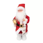 KDD_35 Home KDD 35 táncoló, zenélő mikulás, világító lámpás, 35 cm magas