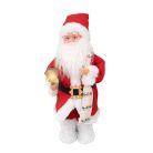 HOME KDD 35 táncoló, zenélő mikulás, világító lámpás, 35 cm magas