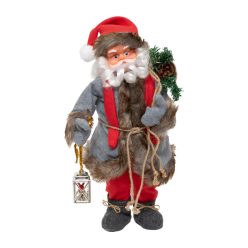 HOME KDD 45 táncoló, zenélő mikulás, 45 cm magas