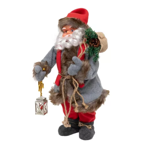 KDD_45 Home KDD 45 táncoló, zenélő mikulás, 45 cm magas