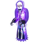 HOME KD 150 CS felfújható halloween csontváz, 152 cm, belső LED projektorral, beépített ventilátor, kül- és beltéri