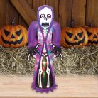 HOME KD 150 CS felfújható halloween csontváz, 152 cm, belső LED projektorral, beépített ventilátor, kül- és beltéri