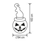 HOME KD 180 T felfújható halloween tök, 183 cm, belső LED projektorral, beépített ventilátor, kül- és beltéri
