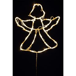 KID501WW HOME KID501WW angyal ablakdísz, 35 db melegfehér LED, időzítő, kül- és beltéri kivitel