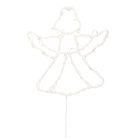 KID501WW HOME KID501WW angyal ablakdísz, 35 db melegfehér LED, időzítő, kül- és beltéri kivitel