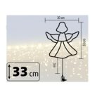 KID501WW HOME KID501WW angyal ablakdísz, 35 db melegfehér LED, időzítő, kül- és beltéri kivitel