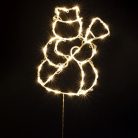 KID507WW HOME KID507WW LED-es hóember ablakdísz, 35db melegfehér LED, időzítő, adapteres tápellátás