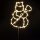 KID507WW HOME KID507WW LED-es hóember ablakdísz, 35db melegfehér LED, időzítő, adapteres tápellátás