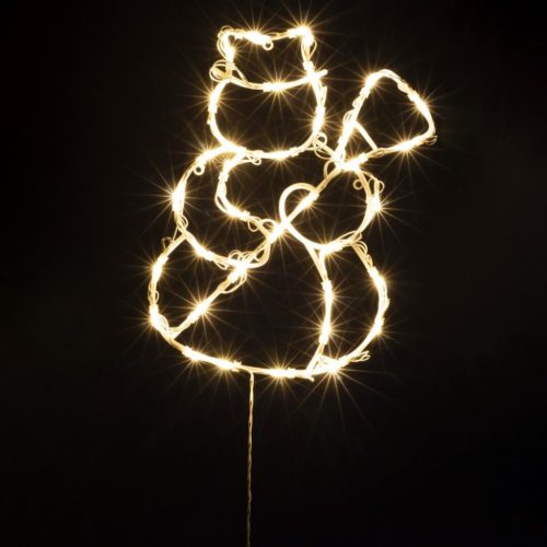 KID507WW HOME KID507WW LED-es hóember ablakdísz, 35db melegfehér LED, időzítő, adapteres tápellátás