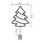 KID_502_B_WW Home KID 502 B/WW fenyőfa ablakdísz, 35 db melegfehér LED, 3 funkció, kapcsolható