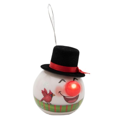 KID_66 Home KID 66 hóember gömb, 1 db LED, piros, villogó