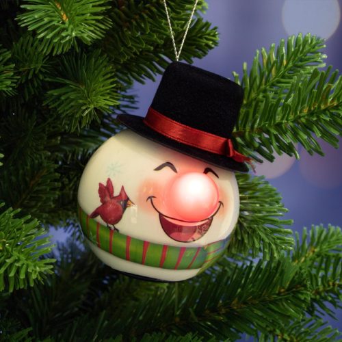 KID_66 Home KID 66 hóember gömb, 1 db LED, piros, villogó